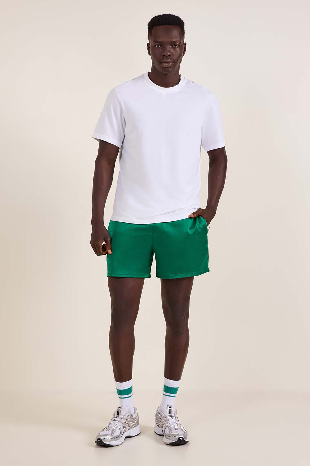 Stretch Satin Nylon Short 5